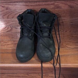 Timberland Black Youth Boots